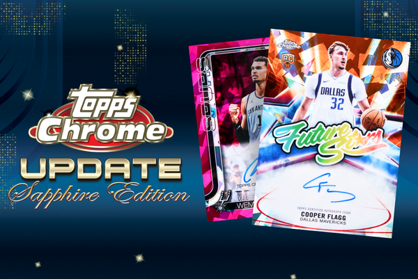 2025-26 Topps Chrome Updates Basketball Sapphire Edition Checklist