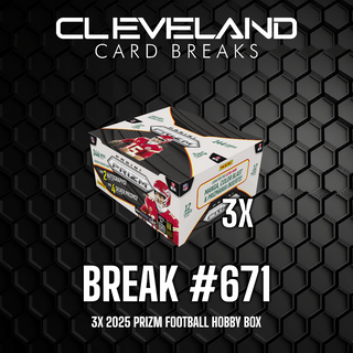 Break 671 - Prizm Football Hobby PYT Break