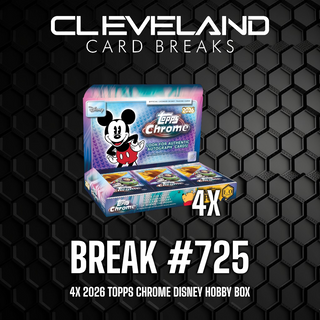 Break 725 - Topps Chrome Disney Random Movie Break