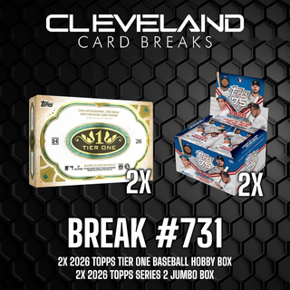 Break 731 - Topps Tier One & Series 2 PYT Break
