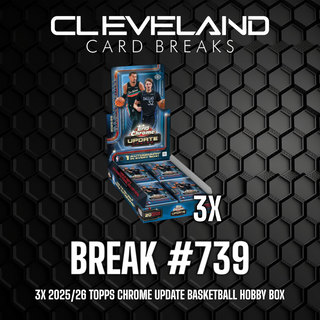 Break 739 - 2025/26 Topps Chrome Update Hobby PYT Break