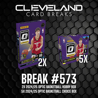 Break 573 - 2x 24/25 Donruss Optic Basketball Hobby & 5x 24/25 Donruss Optic Basketball Choice PYT Break