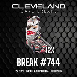 Break 744 - 2026 Topps Flagship Football Hobby PYT Case Break